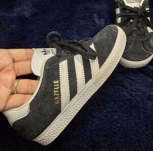 Adidas Gazelle Black and White Sneakers